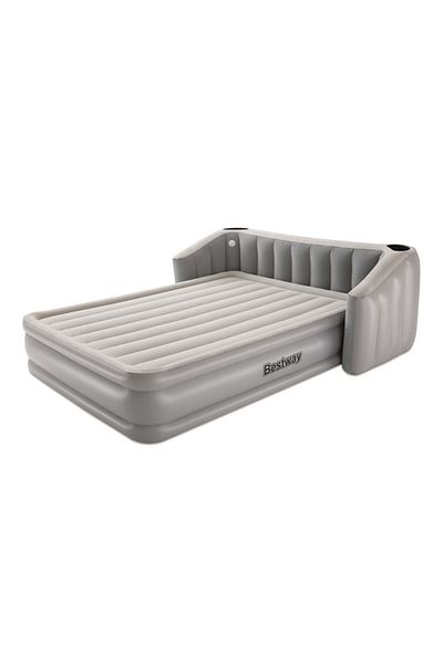 BESTWAY Tritech Fullsleep Wingback Airbed Queen Headboard Built-in AC Pump 233cm x 196cm x 80cm 26-67620