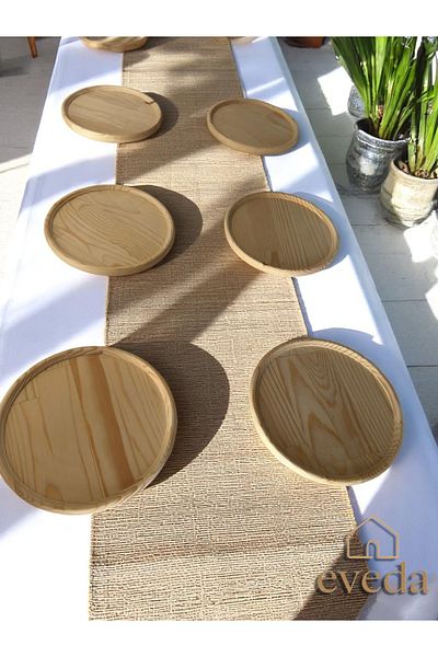 Eveda Pine Round Plate 6 Pieces