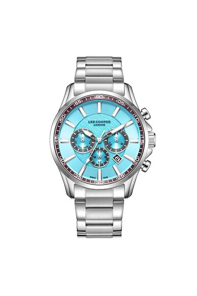 Lee Cooper Men's Multi Function Light Blue Dial Watch - LC08149.300