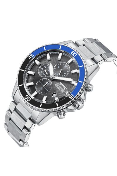 Slazenger Men's Multi Function Grey Dial Watch - SL.9.2410.2.05