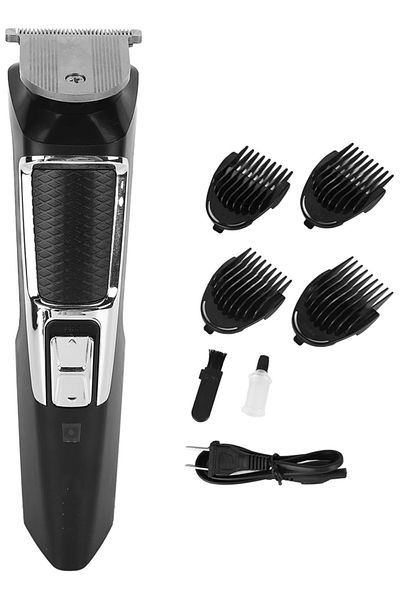 Cady One Men's Hair Clipper with 4 Different Interchangeable Heads Low Noise Hair Clipper Trimmer Shaver