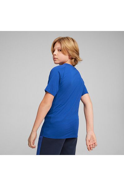 Puma Youth Boys EVOSTRIPE T-Shirt - Blue
