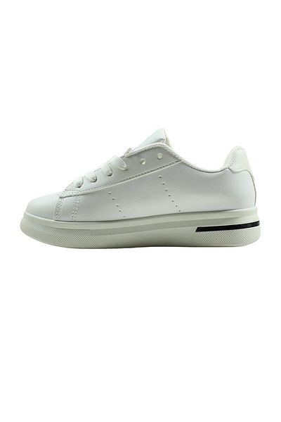 Lee Cooper Pantofi sport din piele ecologica cu detalii holografice, alb, marimea 39, WH, Lee Cooper