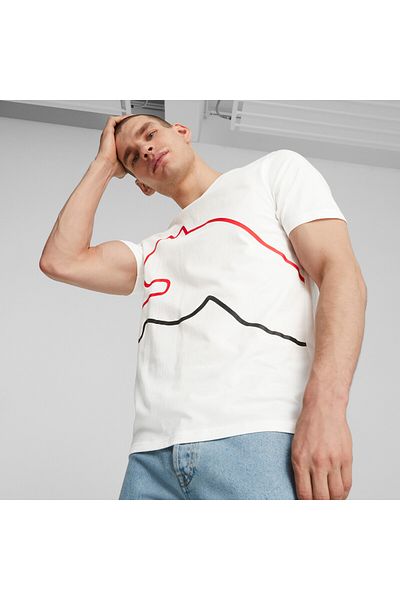 Puma Mens GRAPHICS T-Shirt - White