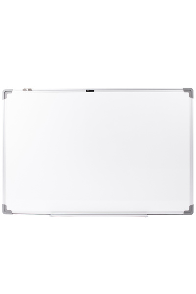 Deli Tablă albă magnetică 60*90cm cu ramă din aluminiu Deli