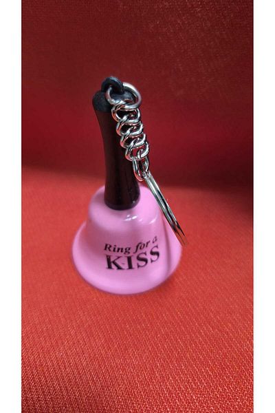 Land of Souvenir Message Bell with Metal Keychain