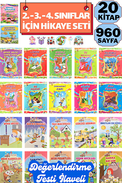 Altınpost Yayınları MEB Onaylı 2.-3.-4. Sınıflar İçin Hikaye Seti (Değerlendi...