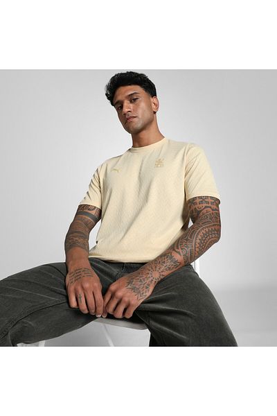Puma Mens x RCB Classic T-Shirt - Beige