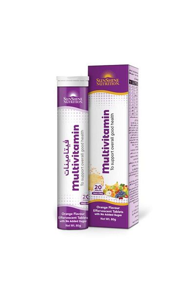 Sunshine Nutrition Multivitamin Effervescent 20 Tablets