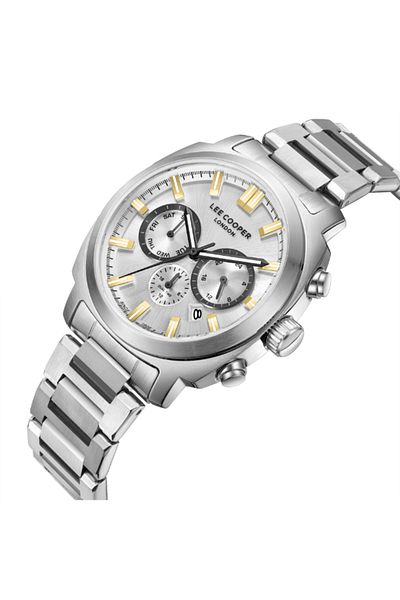 Lee Cooper Lee Cooper Men's Multi Function Silver Dial Watch - LC08144.330