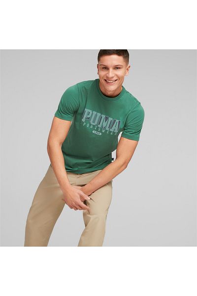 Puma Mens GRAPHICS Retro T-Shirt - Green