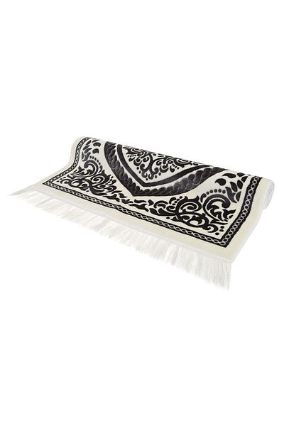 MANASEK Prayermat - White & Grey