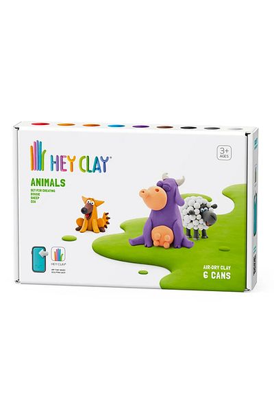 Hey Clay - Animals: Cow, Doggie, Sheep 6 Cans