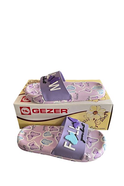 GEZER Λιλά Κελεμπέτσελι Ντάιτζινγκ Πλατζ Παντόφλες