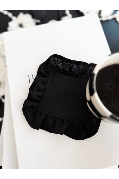 KaiHome Shine Square Frilly Coaster