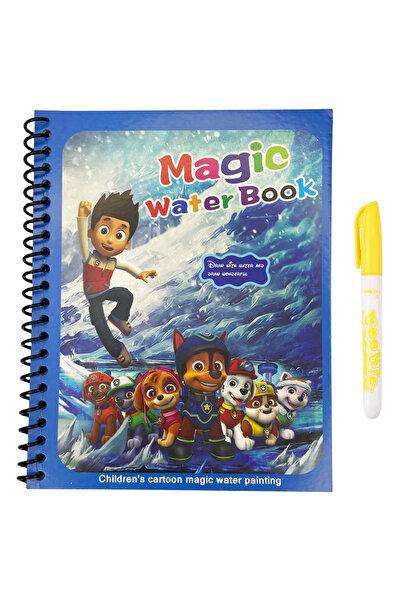 Pitikot Magic Book Pitikot® Water Coloring Book, Reusable, Full of Vibrant Colors, Paw Patrol