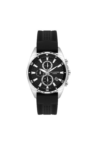 Lee Cooper Men's Multi Function Black Dial Watch - LC07527.351
