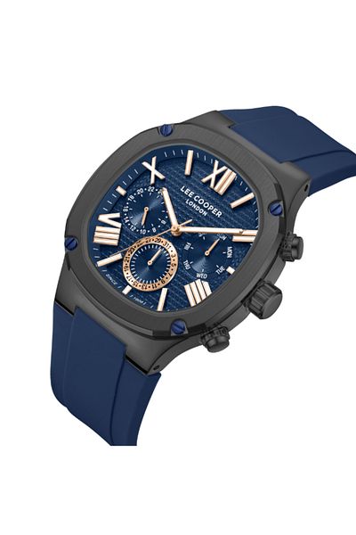 Lee Cooper Lee Cooper Men's Multi Function Dark Blue Dial Watch - LC08150.099