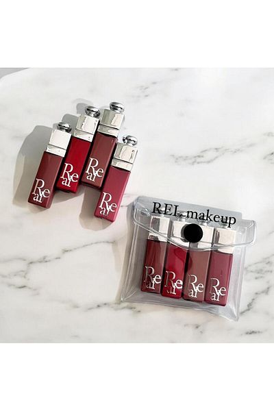 real beauty Mini lipstick, 4 long-lasting colors, elegant touch, small size
