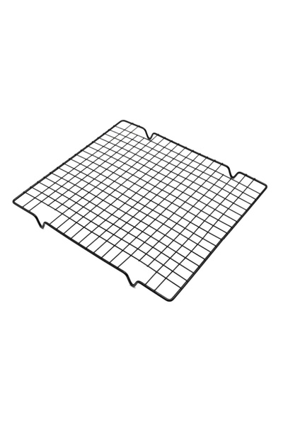 RABY Cake and cake cooling rack, steel, 28 x 25 cm, black