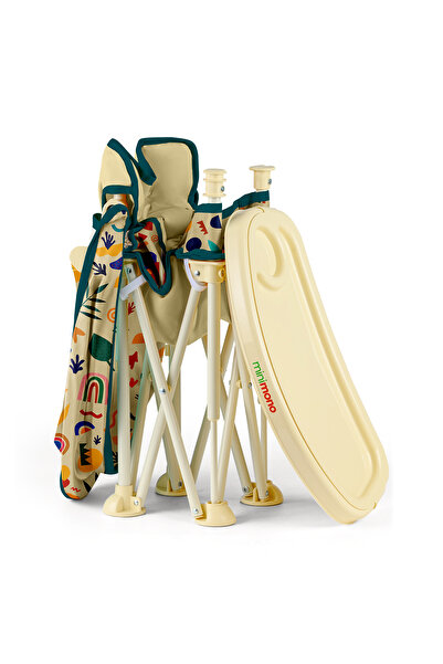 Minimono PlusUp Tenteli 0-4 Yaş Portatif Katlanır - Yükseltici Mama Sandalyesi