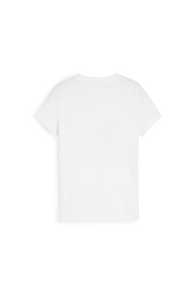 Puma Youth Girls GRAPHICS MTCH PNT T-Shirt - White