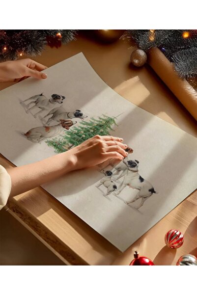 VOGLOO Unframed Poster Keepers of the Christmas Tree