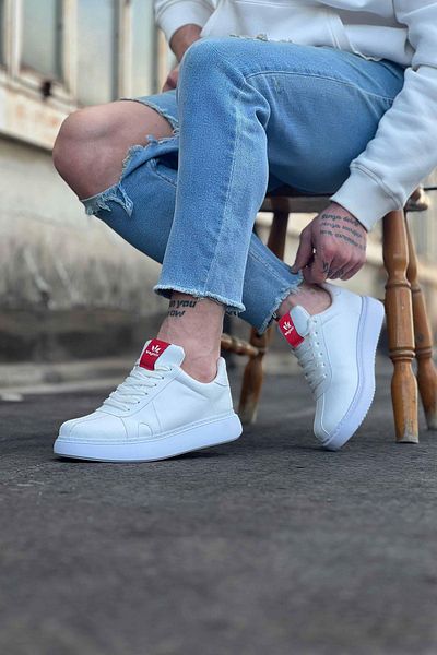 Byshoes Wagoon Wg040 White Men's Casual Shoes