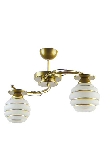 Modavize Goldina Modern Living Room - Glitter Glass Plophonier Gold Case for Bedroom and Kitchen