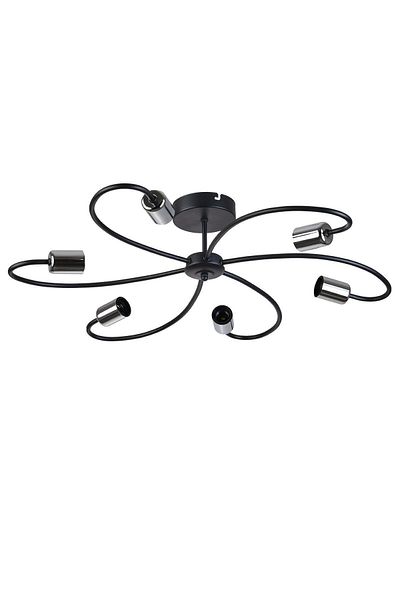 Modavize Mars Modern Design - 6-Piece Black Gray Chandelier Set, for Living Room, Kitchen and Bedroom