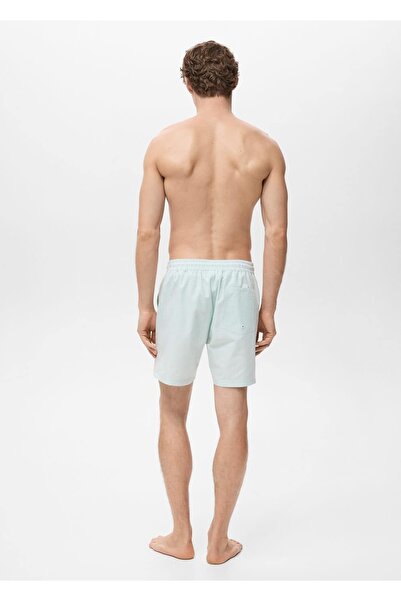 MANGO Man Gofre kumaşlı şort mayo