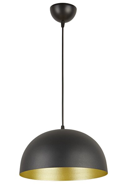 Modavize Neo Özel Tasarım Modern Dekoratif Cafe Mutfak Salon Siyah Içi Gold S...