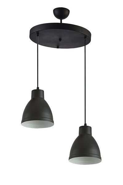 Modavize Enzo Special Design - Black Modern Decorative 2-Piece Pendant Chandelier Set