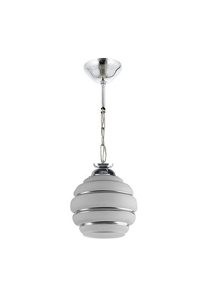 Modavize Silver Detailed Glass Chandelier for Living Room Kitchen Bedroom - 15 CM Diameter
