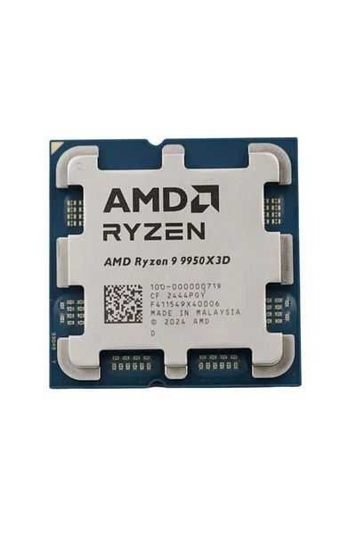 Amd Ryzen 9 9950X3D 144Mb 16-Core O/B Uhd Am5 170W Unboxed+Fanless