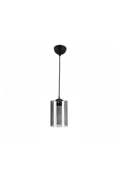 Modavize Modern Smoked Glass Single Chandelier - Living Room, Kitchen and Bedroom