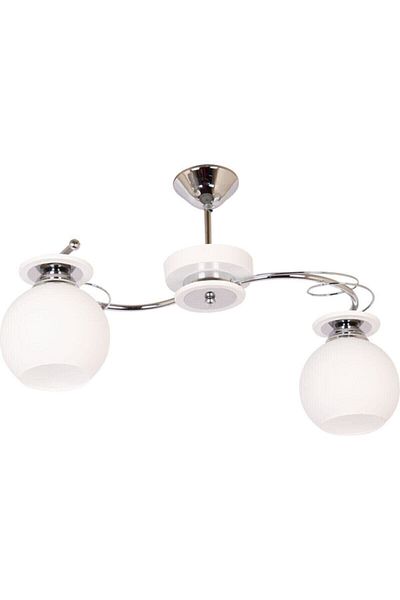 Modavize Bolivar 2-Piece White Chandelier - Living Room, Kitchen and Bedroom Set