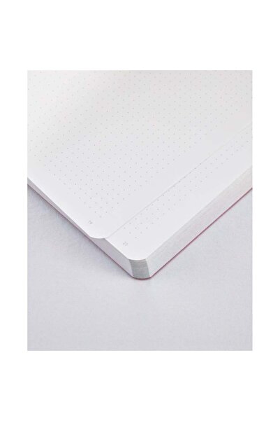 NUUNA Caiet cu puncte gri Fluid Chrome (Hârtie premium A6 - 176 pagini)