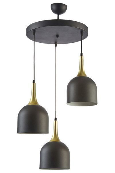 Modavize Reina Modern Living Room - Cafe Design Metal Headboard - Single and Double Row Chandelier