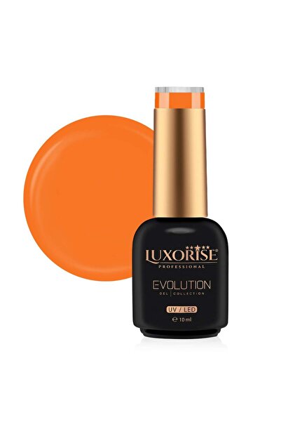 LUXORISE Oja semipermanentă Evolution, Neon Obsession - Atomic Tangerine 10ml