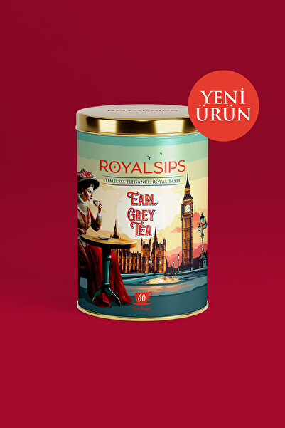 RoyalSips Earl Grey Tea 60 Süzen Poşet