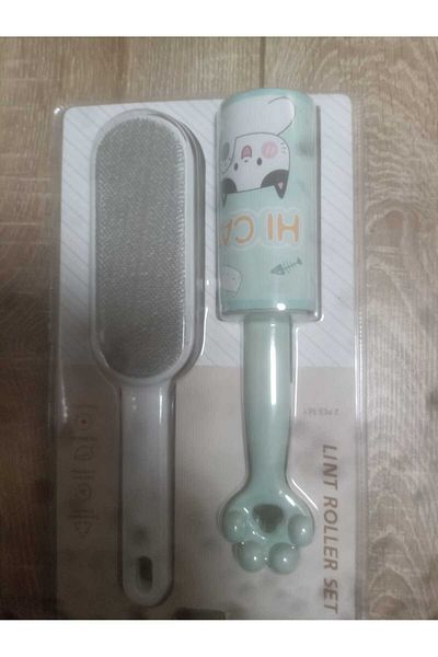 GenelTedarik Cat Comb Hair Collection Set of 2 Green