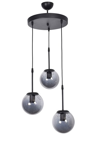 Modavize Fito Modern Design - Glass Colored 3-Piece Chandelier - Cafe, Kitchen, Living Room and Living Room