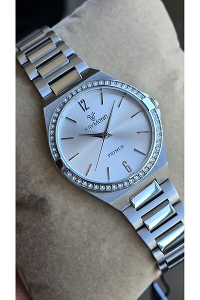 Raymond Rym-21714 100% Women's Wristwatch - Steel Case and Cord - 2 Years Warranty