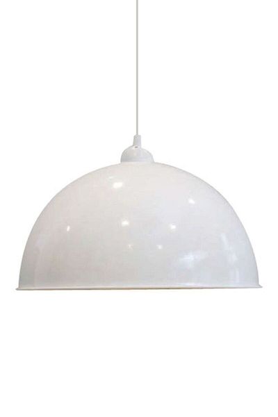 Modavize Luppo Modern Design - White Metal Chandelier, Single Package