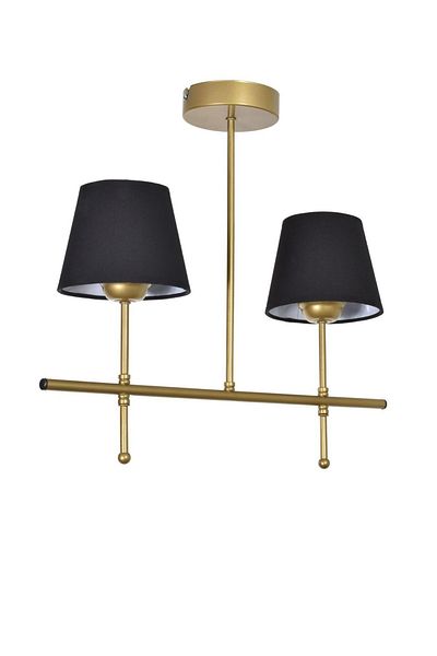 Modavize Modern Design Czechia - 2-Piece Chandelier with Black Head for Living Room, Kitchen, Bedroom