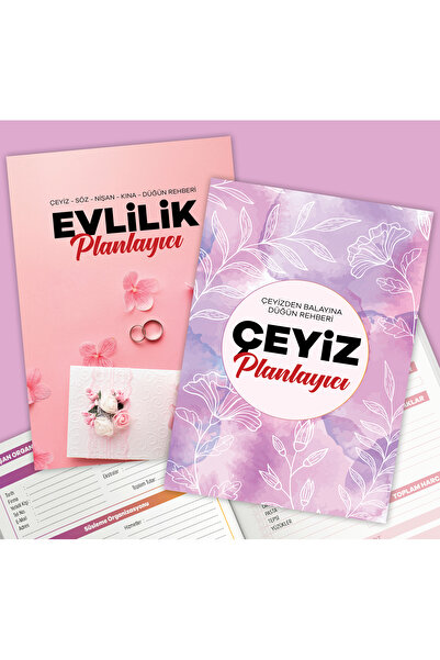 nesnelgift Set de planificare a nunții - De la dotă la nuntă