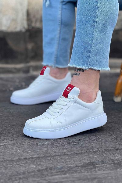 Byshoes Wagoon Wg040 White Men's Casual Shoes