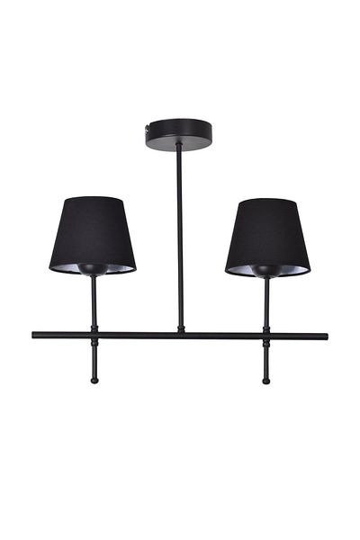 Modavize Modern Design Czechia - 2-Piece Chandelier with Black Head for Living Room, Kitchen, Bedroom