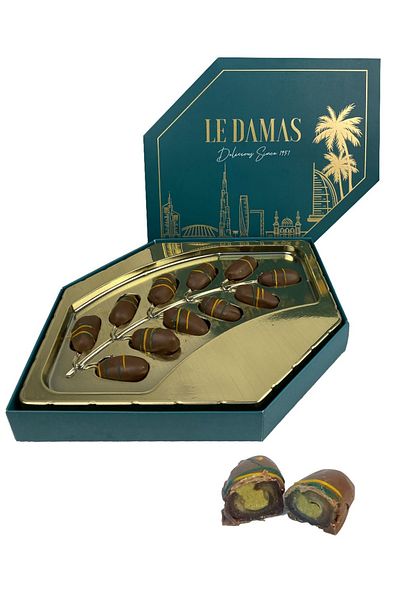 Le Damas Sweets Dubai Chocolate Dates 250g
